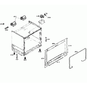 00644893 Bosch Freezer, Range/Stove/Oven Wire Harness