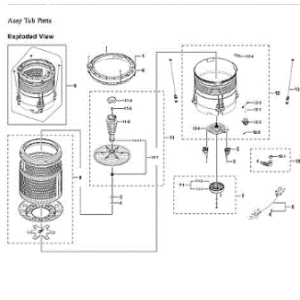 DC97-22833A Pulsator Assembly
