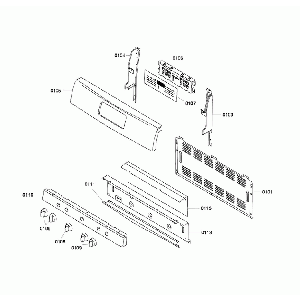00619912 Bosch Range/Stove/Oven Rubber Foot