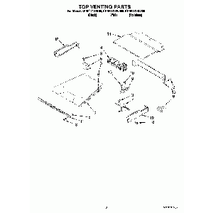 W10231531 Whirlpool Microwave/Oven Combo Wire Harness