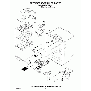 WPW10292583 Whirlpool Refrigerator Wire Harness
